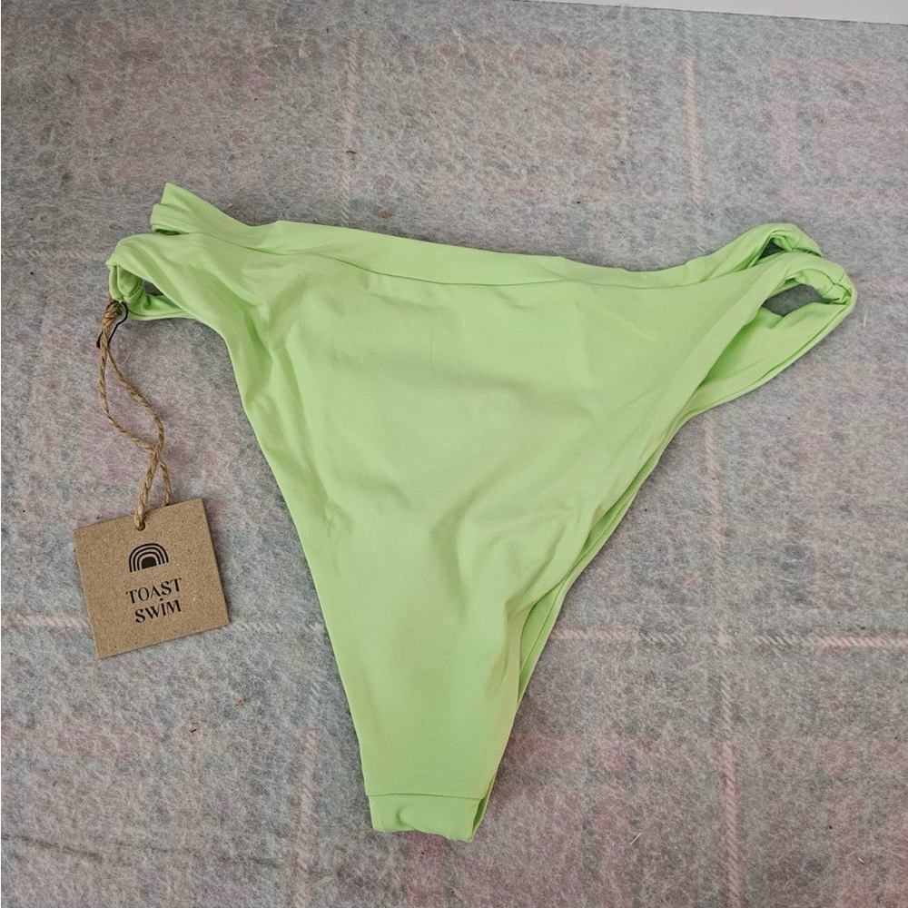 Toast Swim Signature Cut Out Bottom Paradise Green XS - Picture 2 of 3